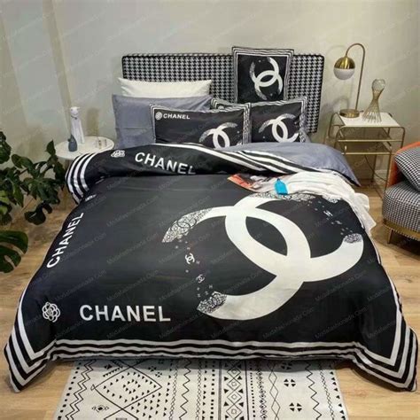 chanel queen bed set